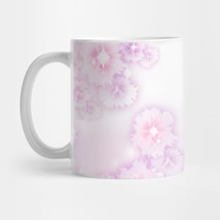 pink floral abstract texture pattern Mug